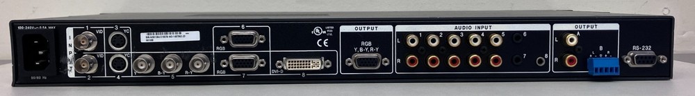 Extron IN1508 Video Scaling Presentation Switcher Media Switch Rack Mount TESTED