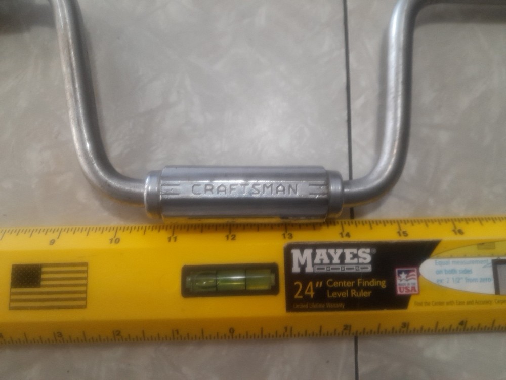 Vintage Craftsman 20" -1/2" Drive Socket Hand Drill Auger