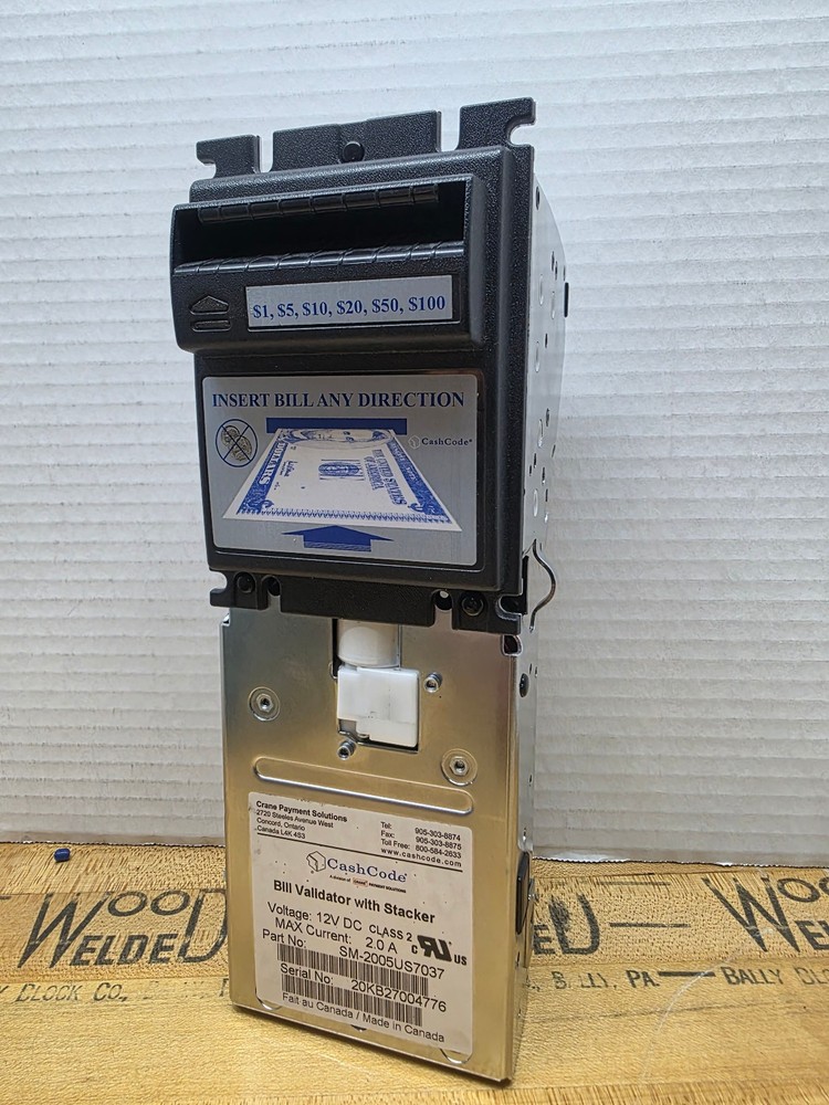 Cash code BILL Validator S-2005us7037 New