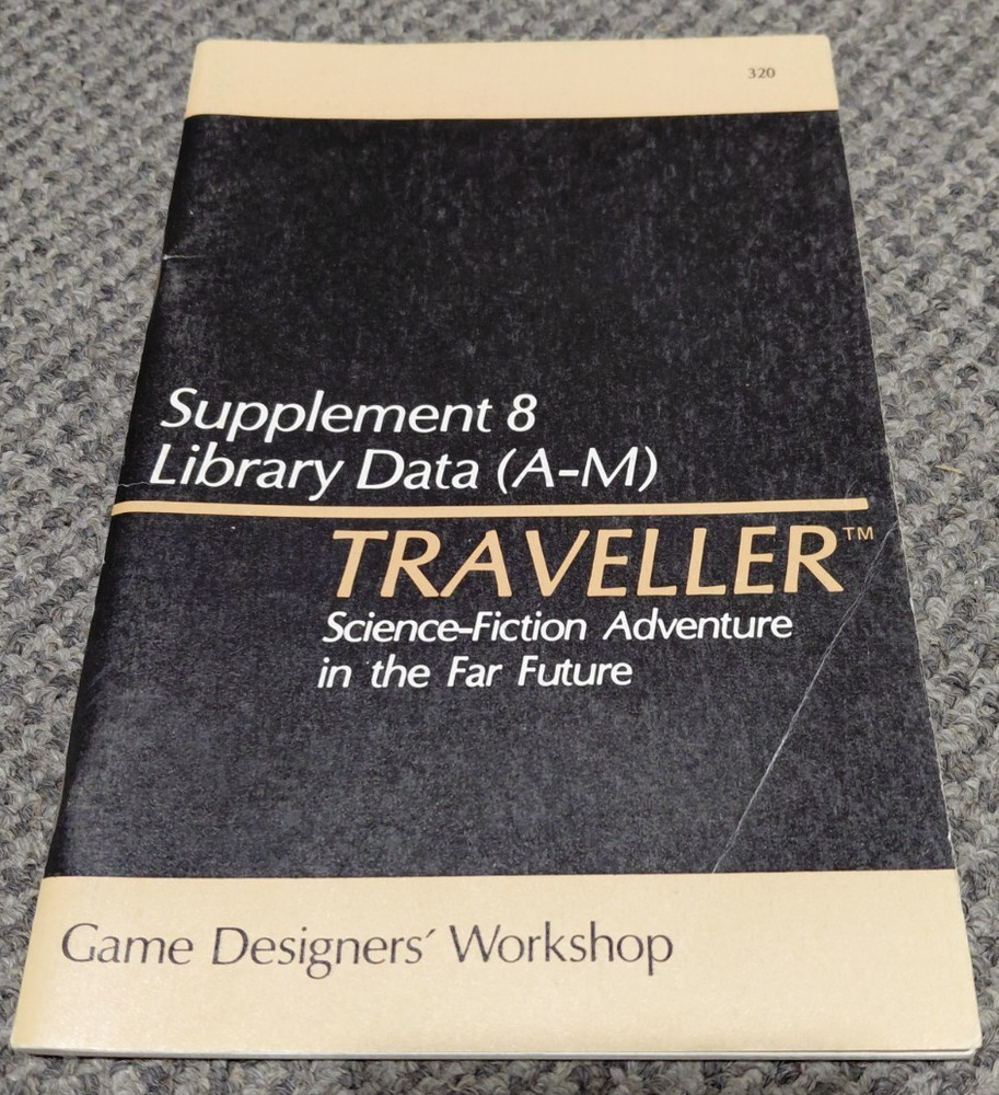 Traveller RPG - Supplement 8 - Library Data (A-M) - GDW 320