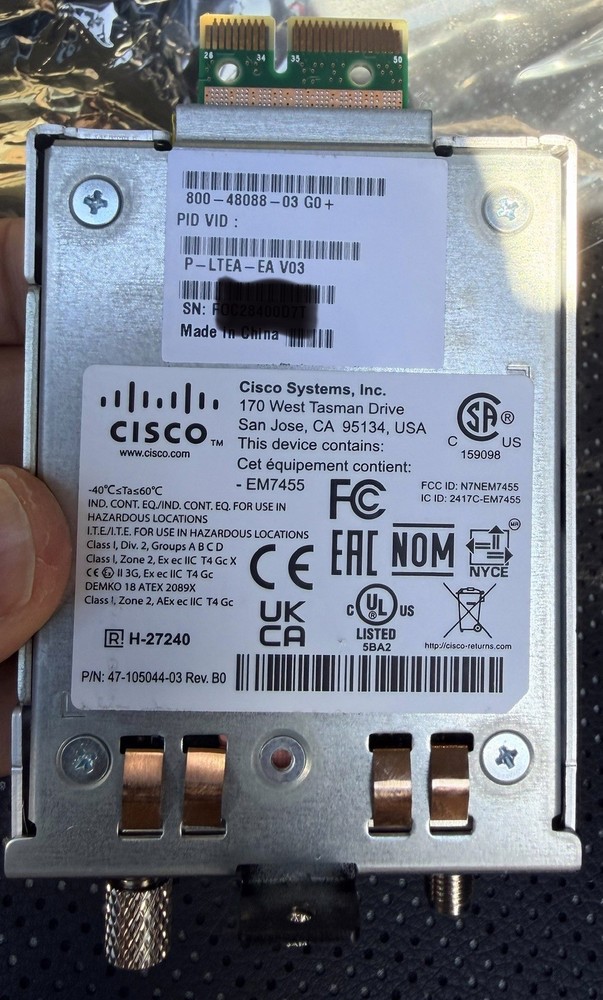 CISCO P-LTEA-EA 4G LTE Module