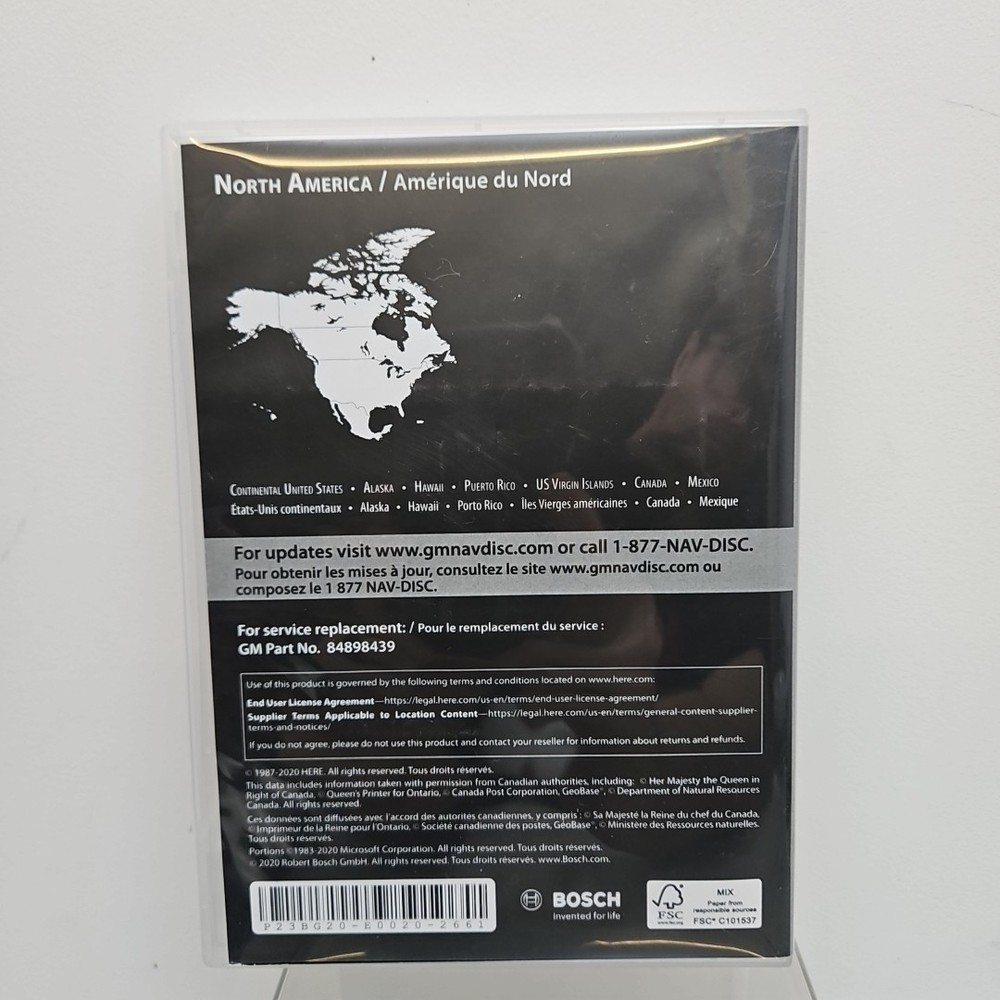 GM 2020 Navigation System Map Update North America Map Data USB
