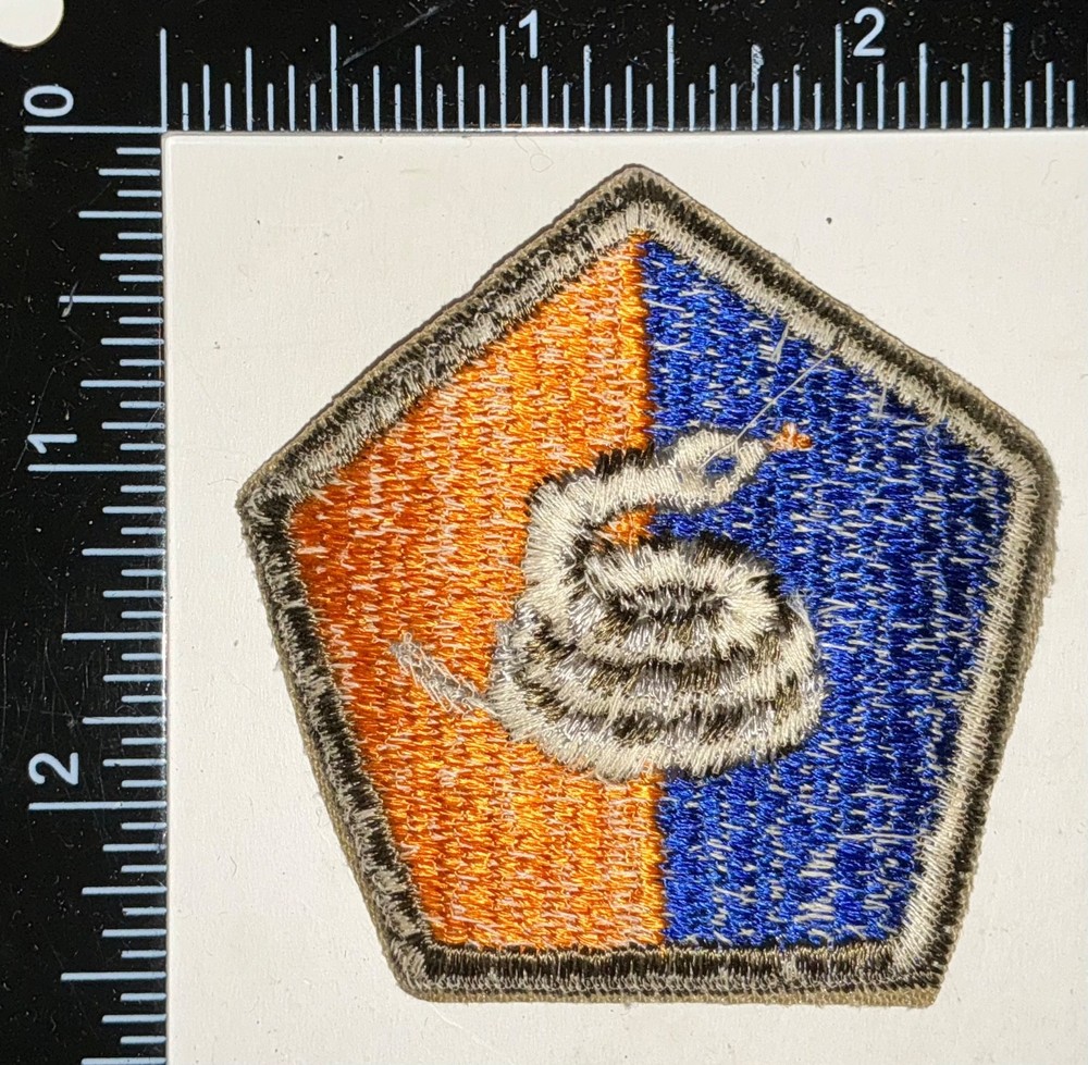 Early Post WWII US Army 51st Division Patch OD EDGE