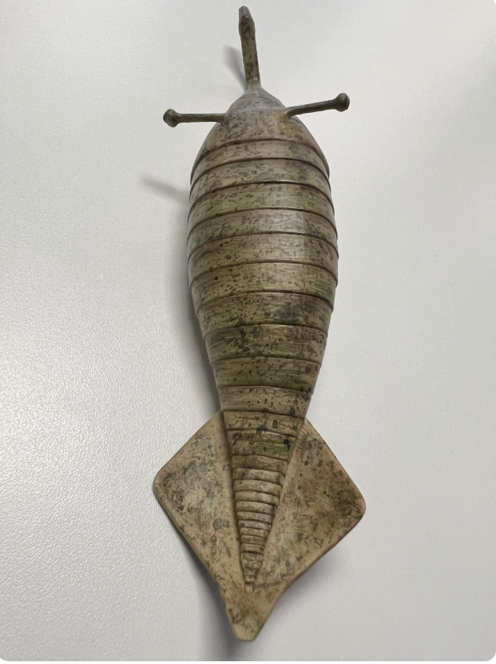 Tully Monster Extinct prehistoric 8" long!