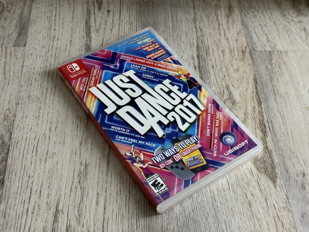 Just Dance 2017 - Nintendo Switch Game Case *NO GAME*