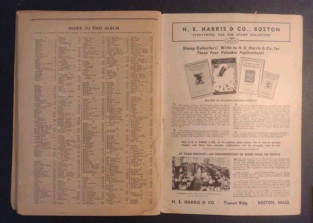 Discoverer Album Stamp Collector's Book