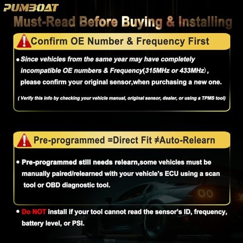 TPMS 315MHz GM Preprogrammed Tire Sensor Compatible with:➥Chevy Trax(13