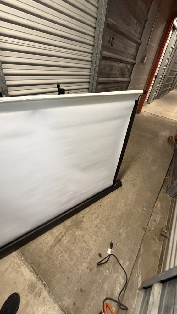 Motorized Projector Screen 92” (16:9) – Fully Working – 110V