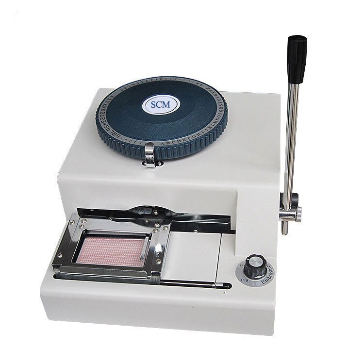 Braille Punching Machine PVC Card Pressure Code Coding Machine 70 Characters