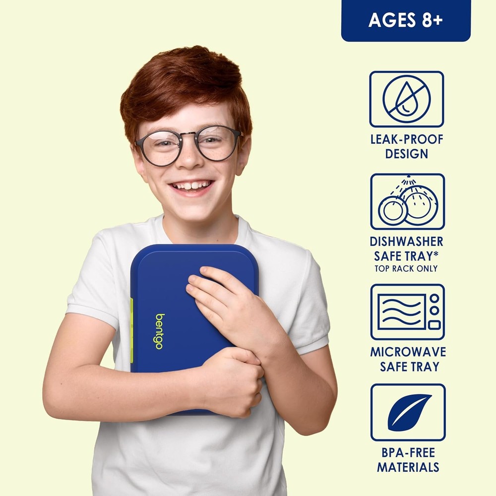 Pop - Leak-Proof Lunch Box & Removable Divider for Ages 8+ & Teens