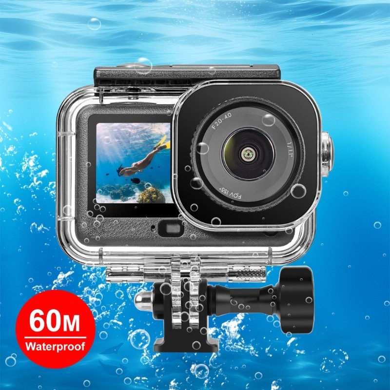 MultiPurpose Protective Housing for Action 6 Camera Diving Case 60m Protections
