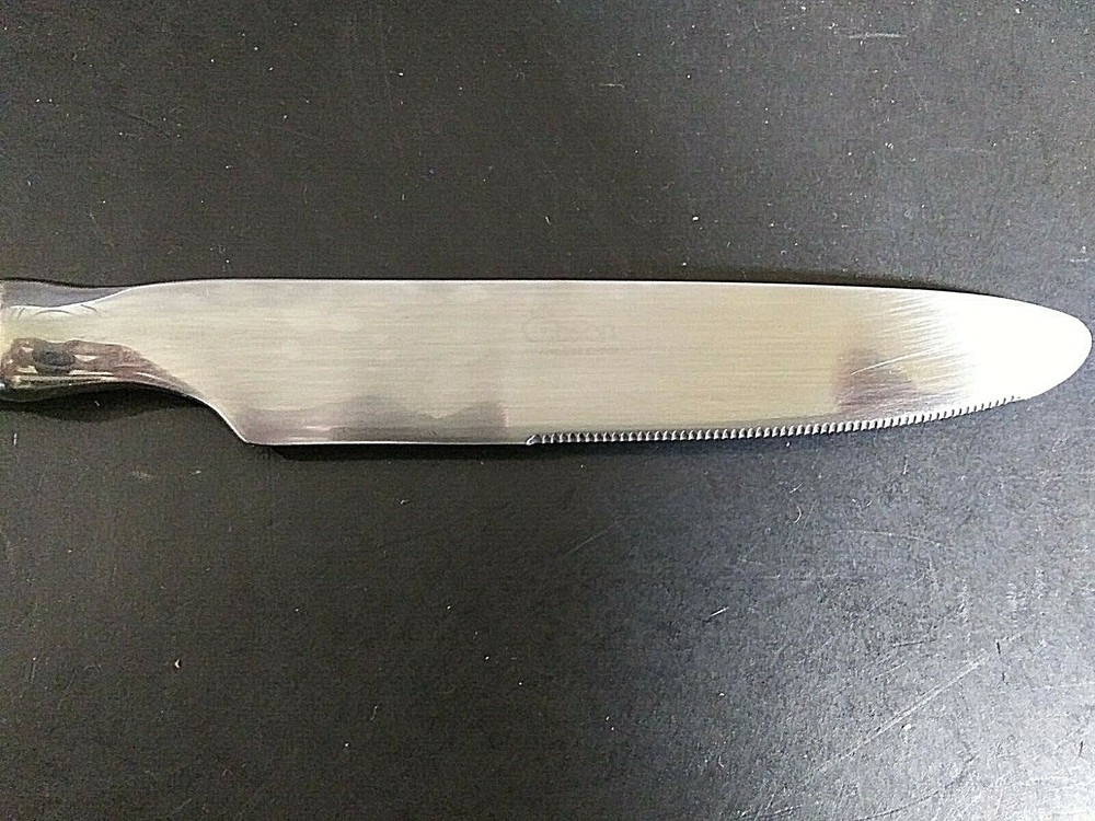 Gibson Amanda Stainless braided style 8 5/8" solid handle dinner knife