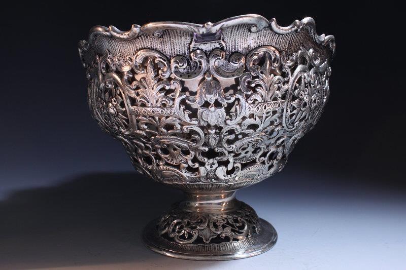 Eastern European silver Repousse Dish.