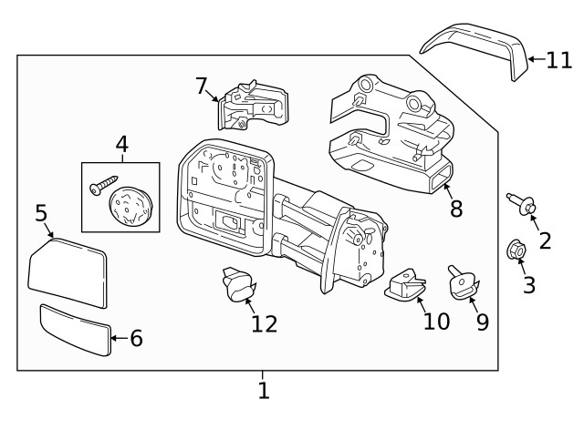 Genuine Ford Side Camera Bracket HC3Z-19H421-C