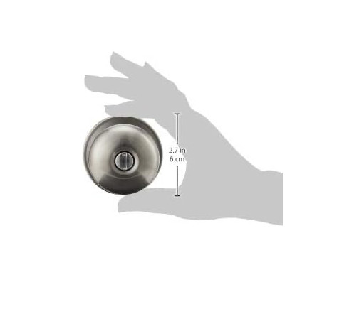 (Lot of 6) Schlage Stratus Door Knob,Privacy Lock, Satin Nickel, J40 STR 619