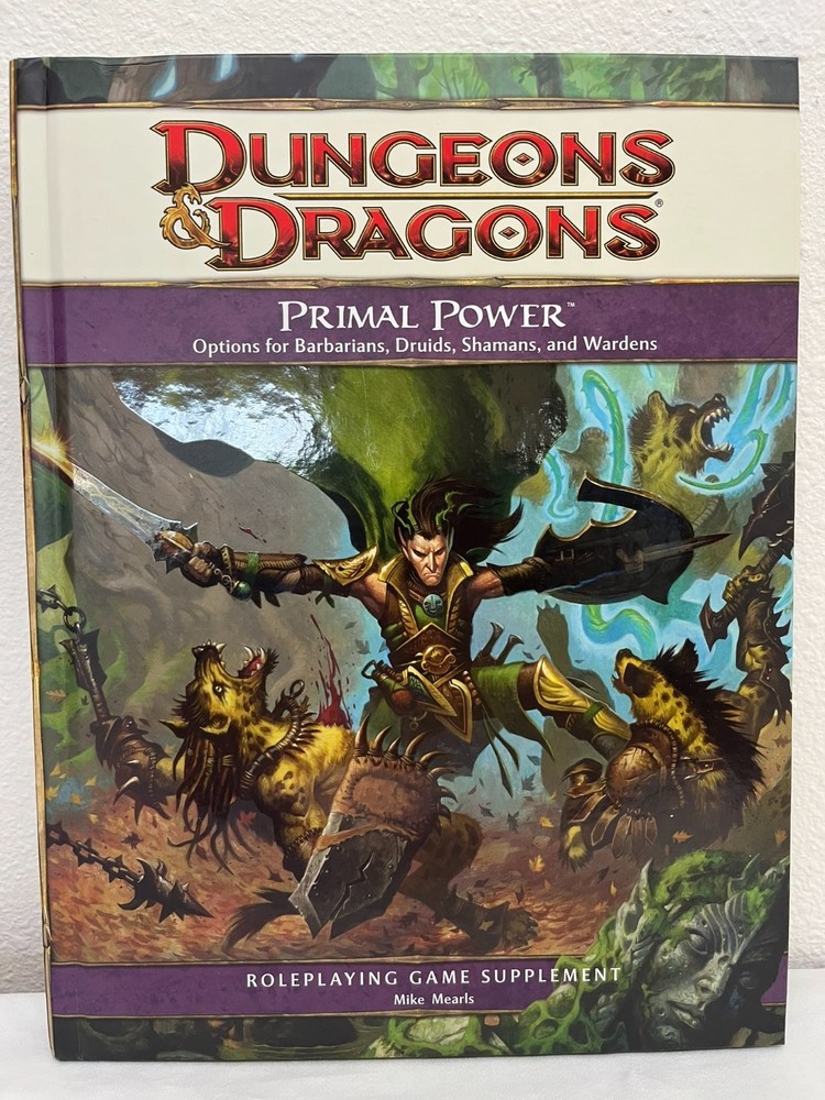 Dungeons and Dragons 4e Primal Power - Hardcover