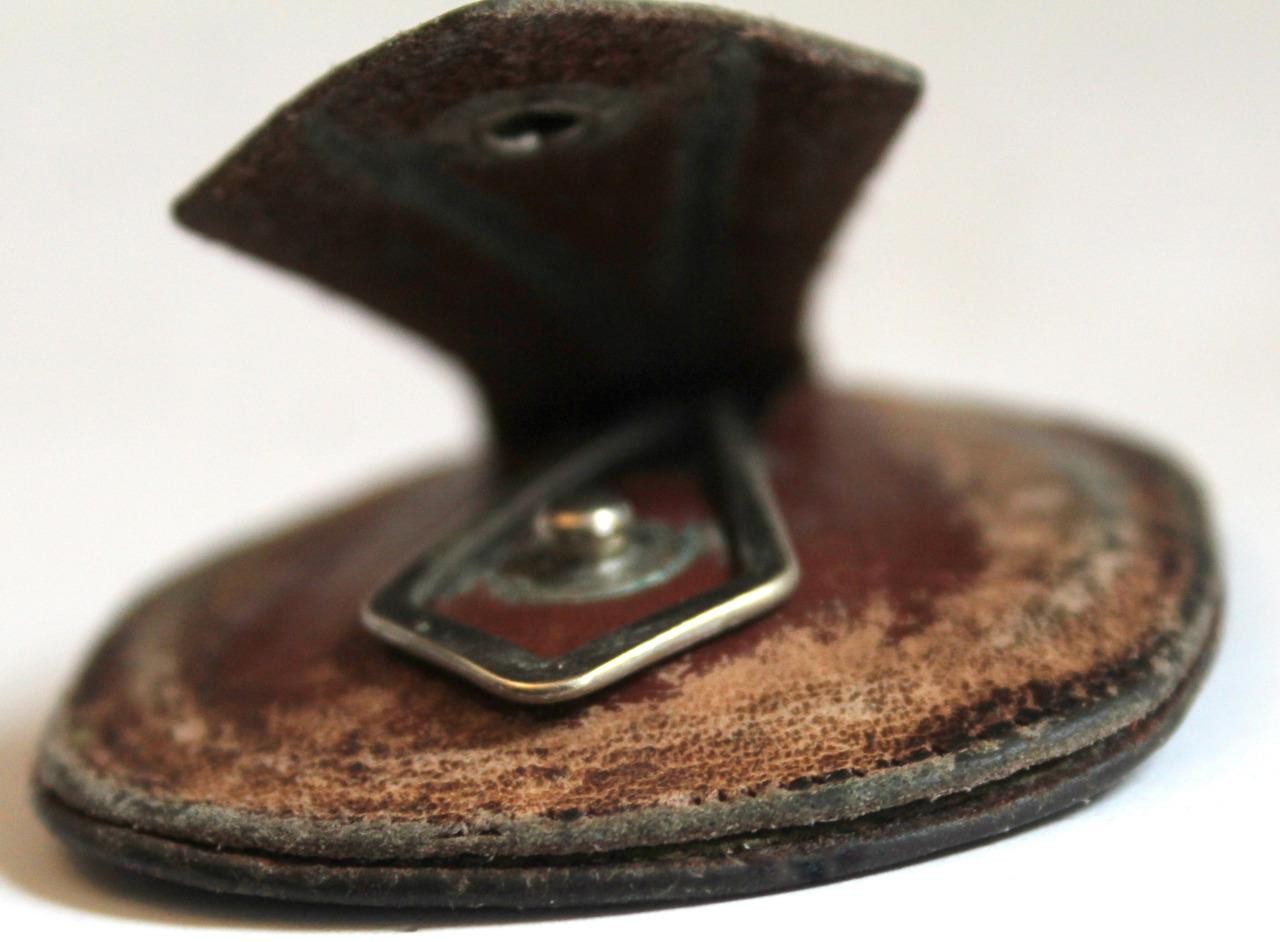 c.1920s Bausch & Lomb Folding Pocket Magnifier with Original Marked B&L Case