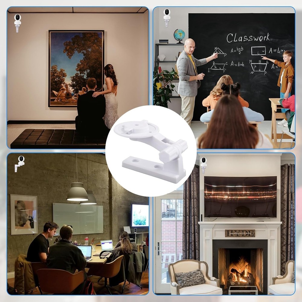 2pcs Camera Wall Mount Compatible with Reolink E1 / Pro, White Camera...