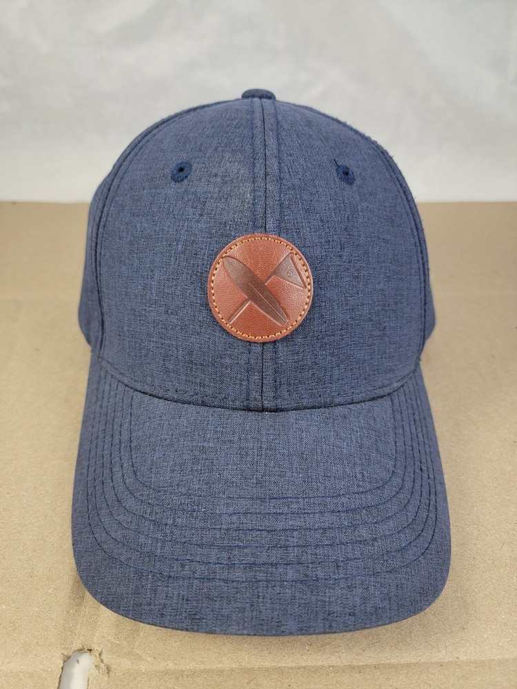 Surf & Turf Golf Course To Coast Black Adjustable Snapback Golf Hat