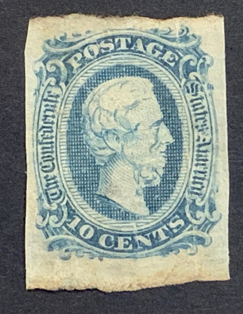 Travelstamps: US Stamps CONFEDERATE CSA SCOTT #11 MINT NO GUM MNG