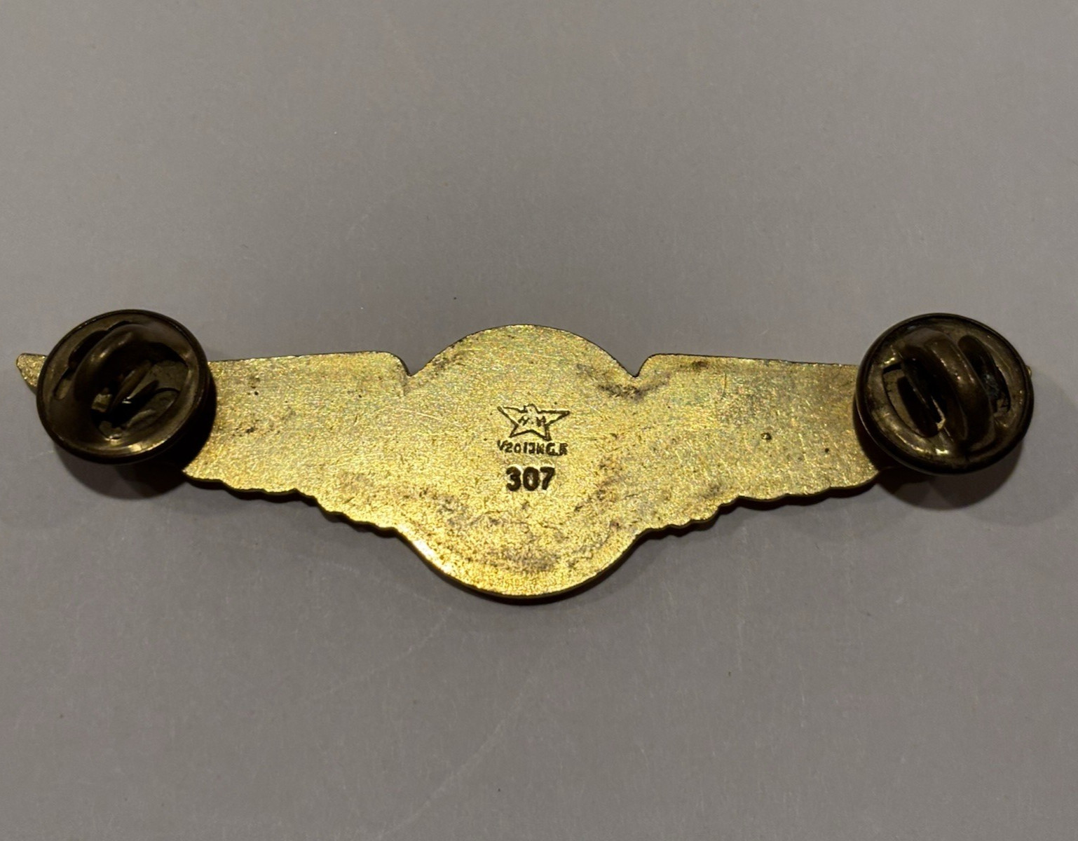 Korean War Period US Navy/Marine Corps Air Crew Wings Marked H&H 1/20 10KGF over