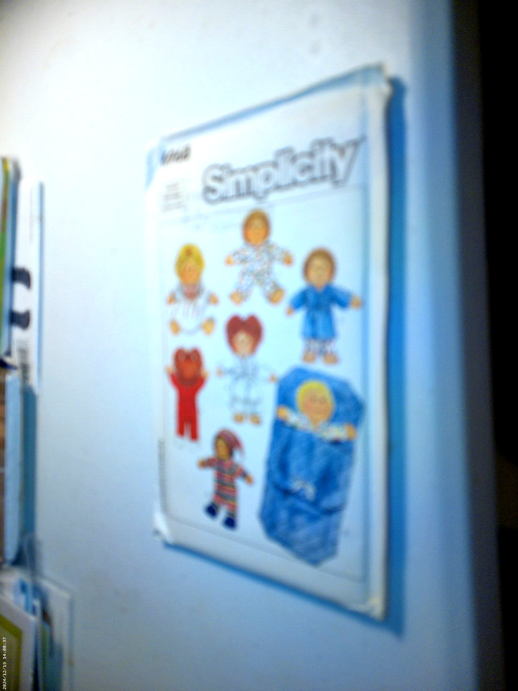 Simplicity Sewing Pattern 6968 Doll Cloths