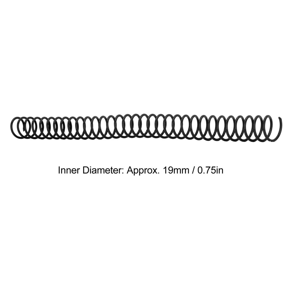 20Pcs Plastic Spiral Binding Coils Durable Convenient For Office Students Use
