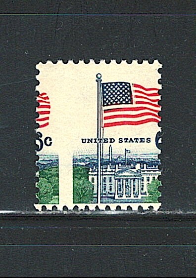 Mint US Errors Misperf  Stamp, Scott# 1338,(MNH)