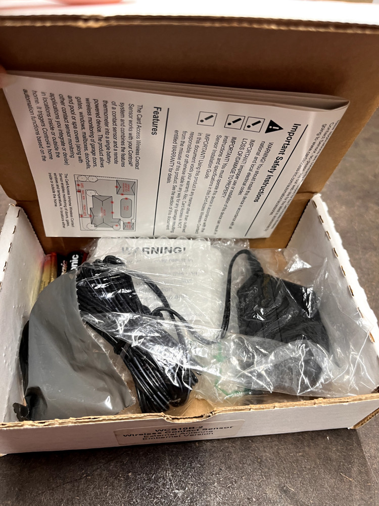 Card Access Wireless Contact Sensor WCS10B-2