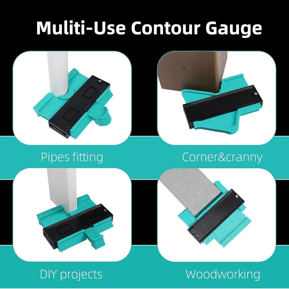 5-Inch Green Irregular Shape Duplicator - Perfect for Precision Woodworking
