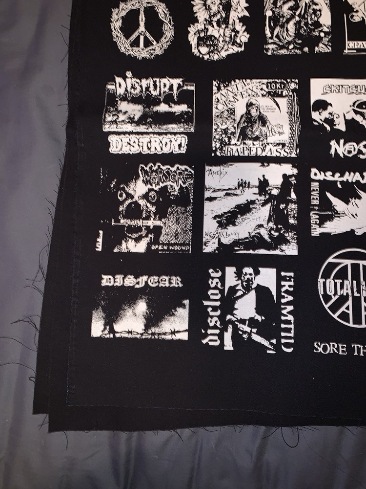 Crust Punk Patches Sheet