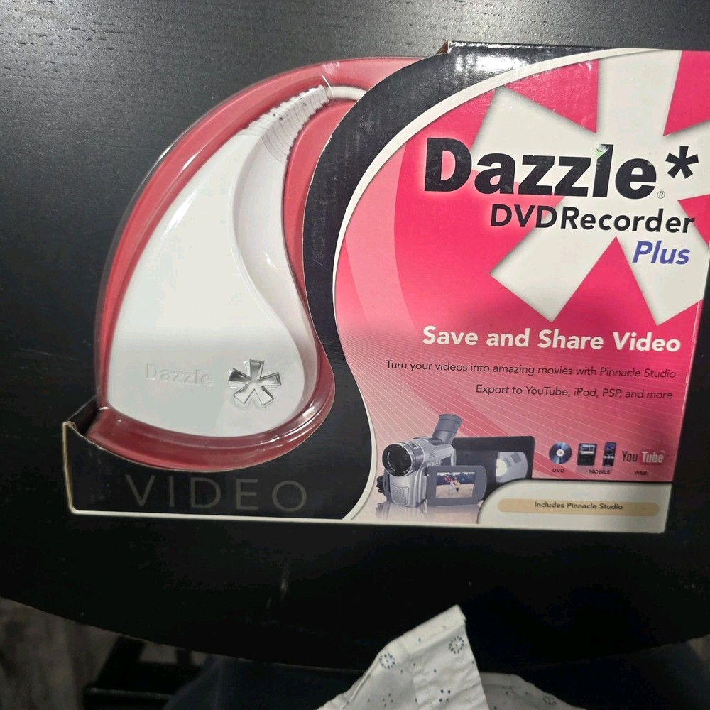 Dazzle Dvd Recorder Plus (untested)device ,disk , Manual#78