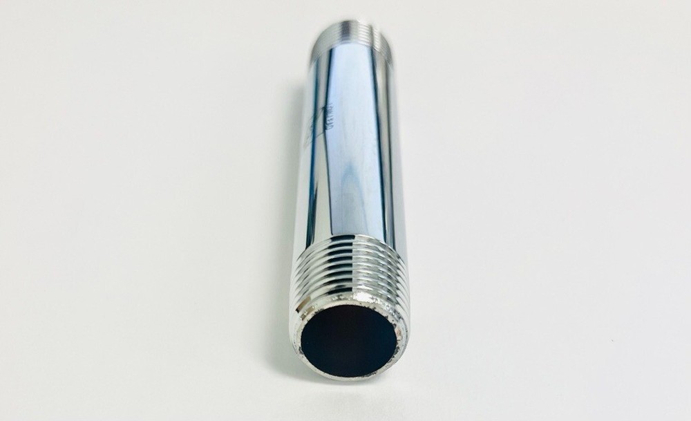 LF 1/2"x4" Chrome Plated Brass Pipe Nipple