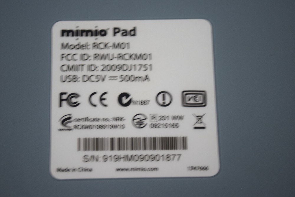 Dymo RCK-M01 Mimio Pad Wireless Interactive Graphics