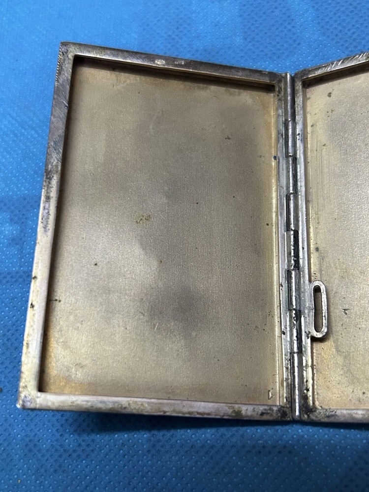 EUROPEAN SILVER CIGARETTE CASE !!