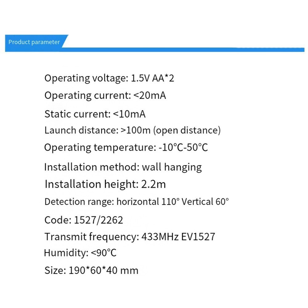 Reliable Wireless Infrared Motion Sensor for Enhanced Security Systems