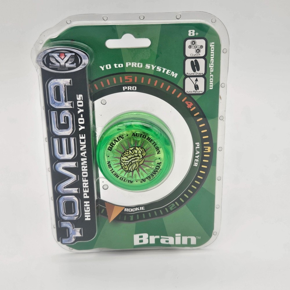 Yomega Brain Yo-Yo Auto Return High Performance Green Skill Level Rookie NEW