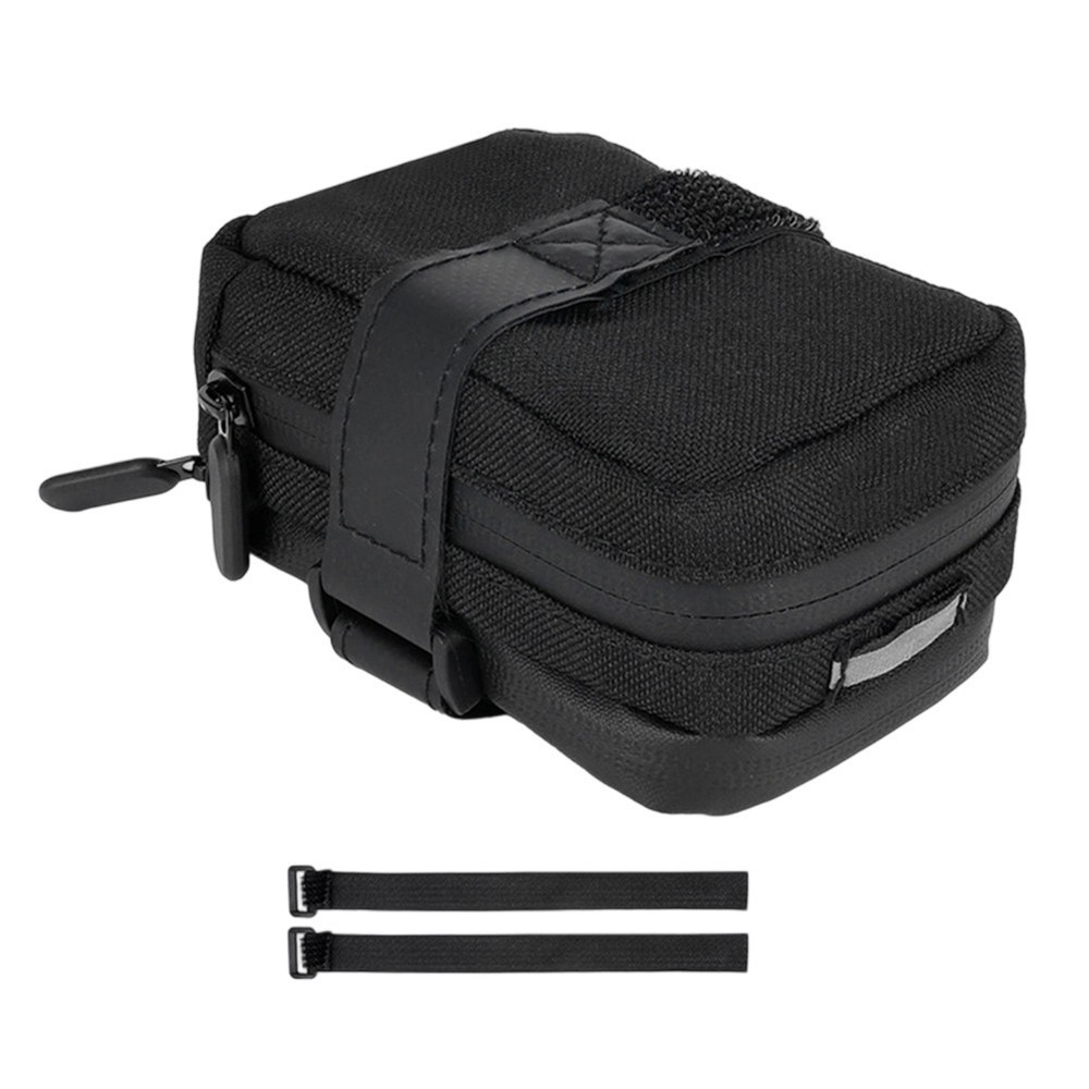 Compact Bicycle Saddle Bag With Bottle Strap Waterproof For Road Cycling Use
