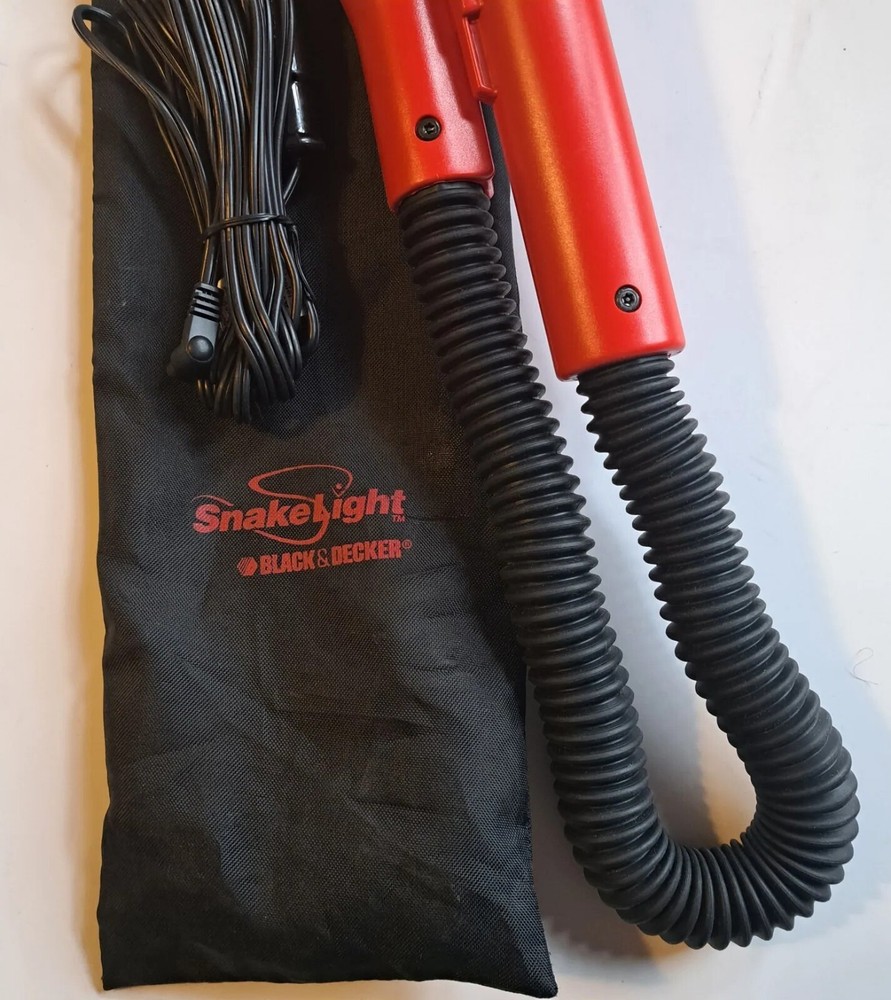 Snake Twist Light Carrying Case & DC Plug💥Black & Decker Bendable Flashlight