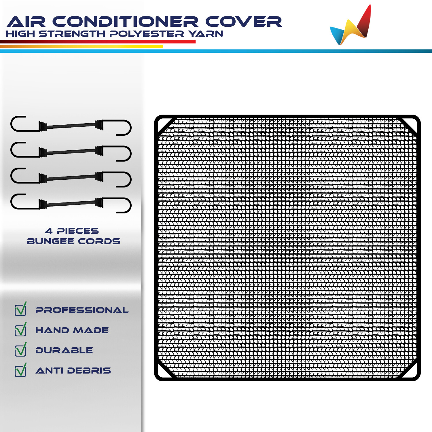 Outdoor A/C Unit Mesh Cover for Outside Air Conditioner AC Compressor Condenser