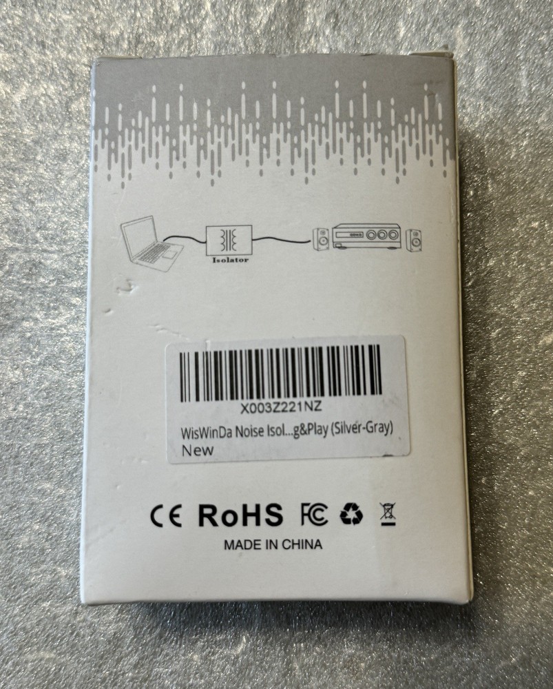 WisWinDA Stereo Audio Isolator / Noise Reduction RCA-2