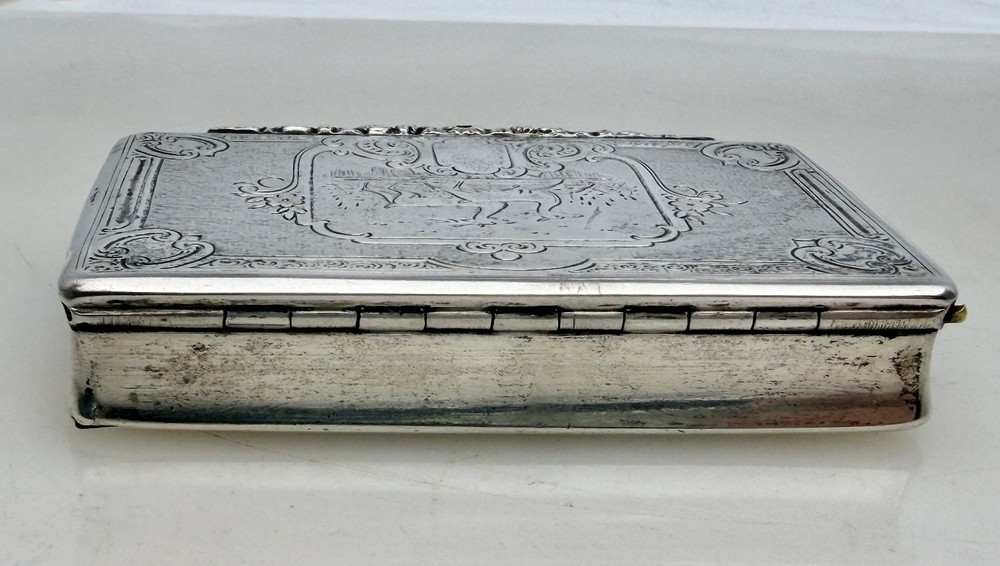 1853 Austria .812 Silver Snuff Box - 96509