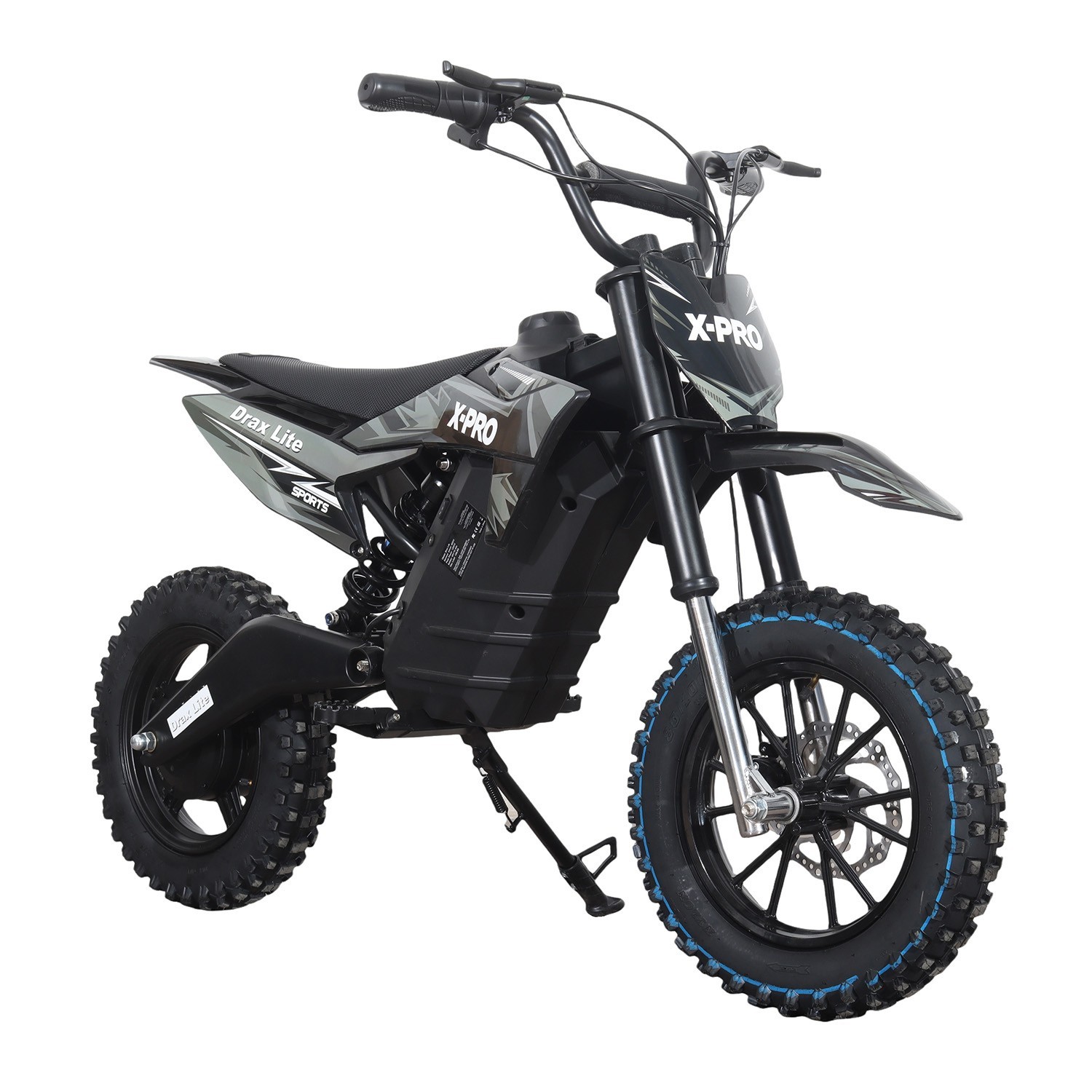X-PRO Drax Lite 1200W 48V 10.4AH Electric Dirt Bike Ebike 3 Speed for Kids Teens