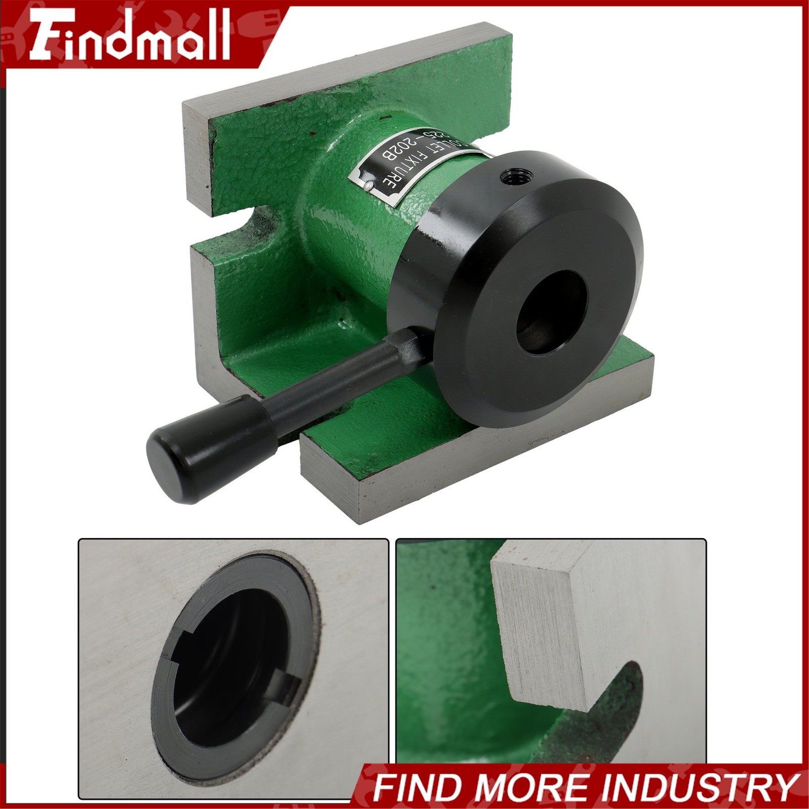 Findmall 5C Collet Horizontal Vertical Angle Collet Holder Fixture Chuck Cam