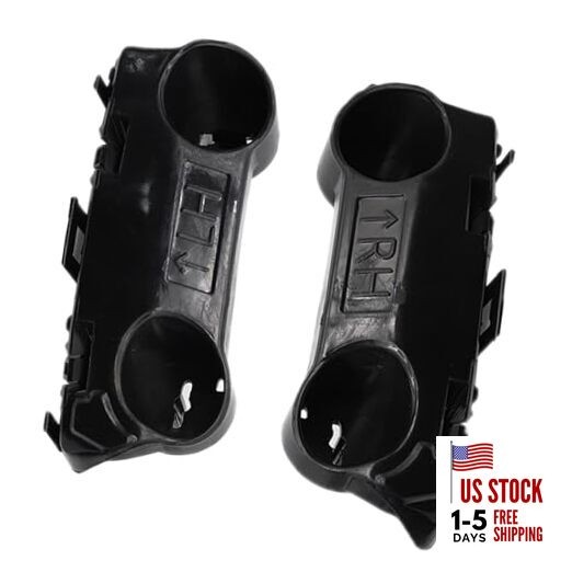 Pair Front Bumper Bracket Beam Mount Support Left & Right Compatible with