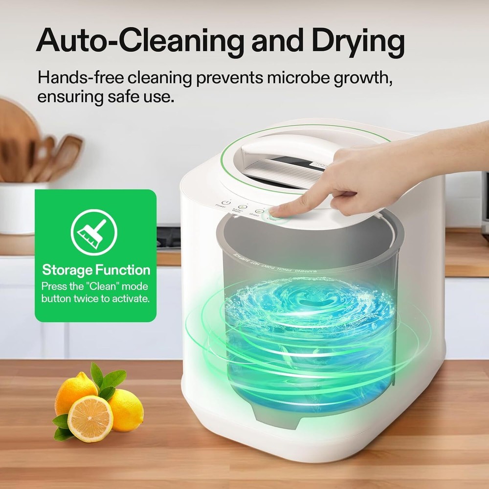 VIVOSUN 4L 500W Electric Kitchen Composter Compost Bin 3 Mode Odorless AutoClean