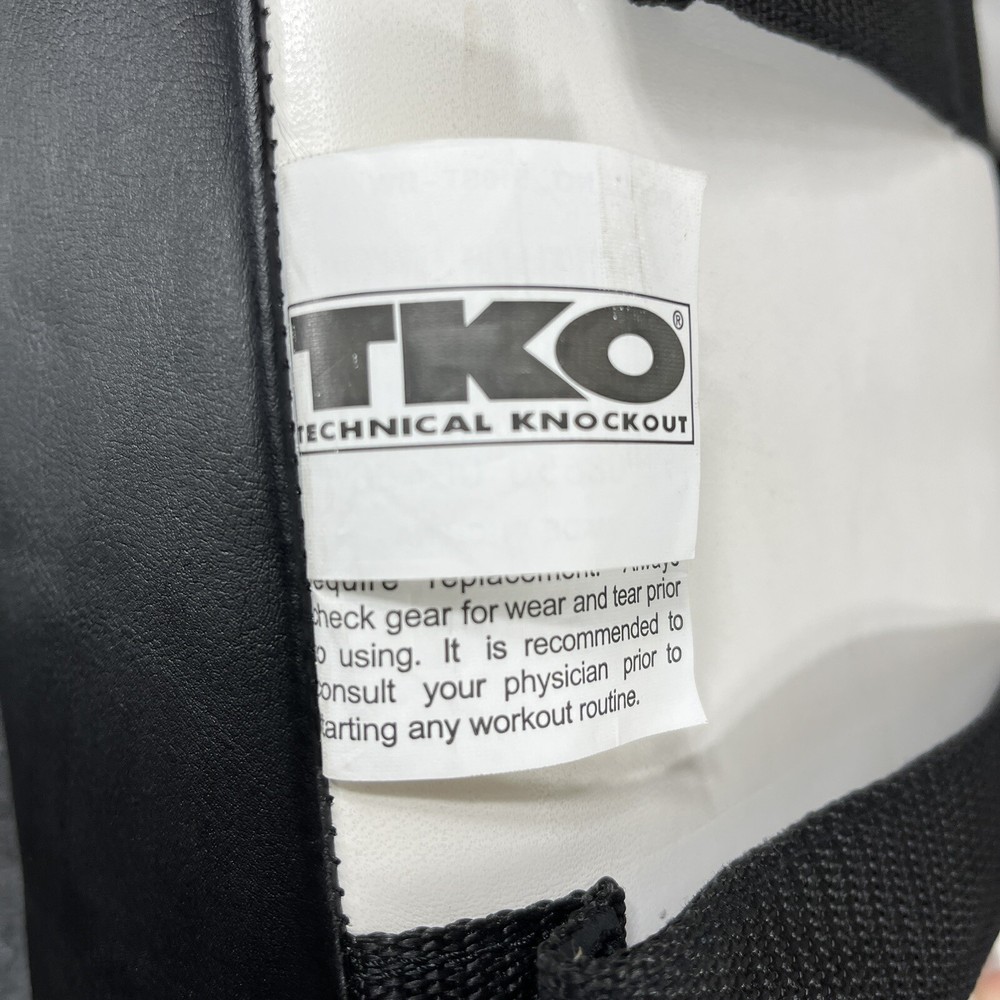 TKO Technical Knockout Hand Pads X8 Black Boxing Punching Rectangle Sparing Pad