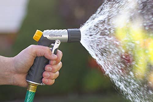 56380 Garden Hose High-Flow Nozzle with Gray Front Trigger Adjustable