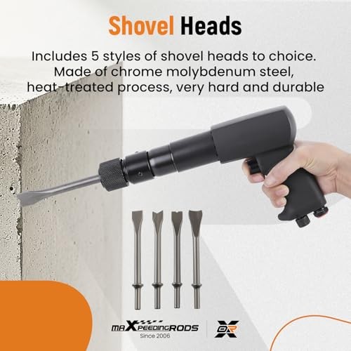 maXpeedingrods Air Hammer Kit, 25 PCS Multi-functional Pneumatic Hammer Piece