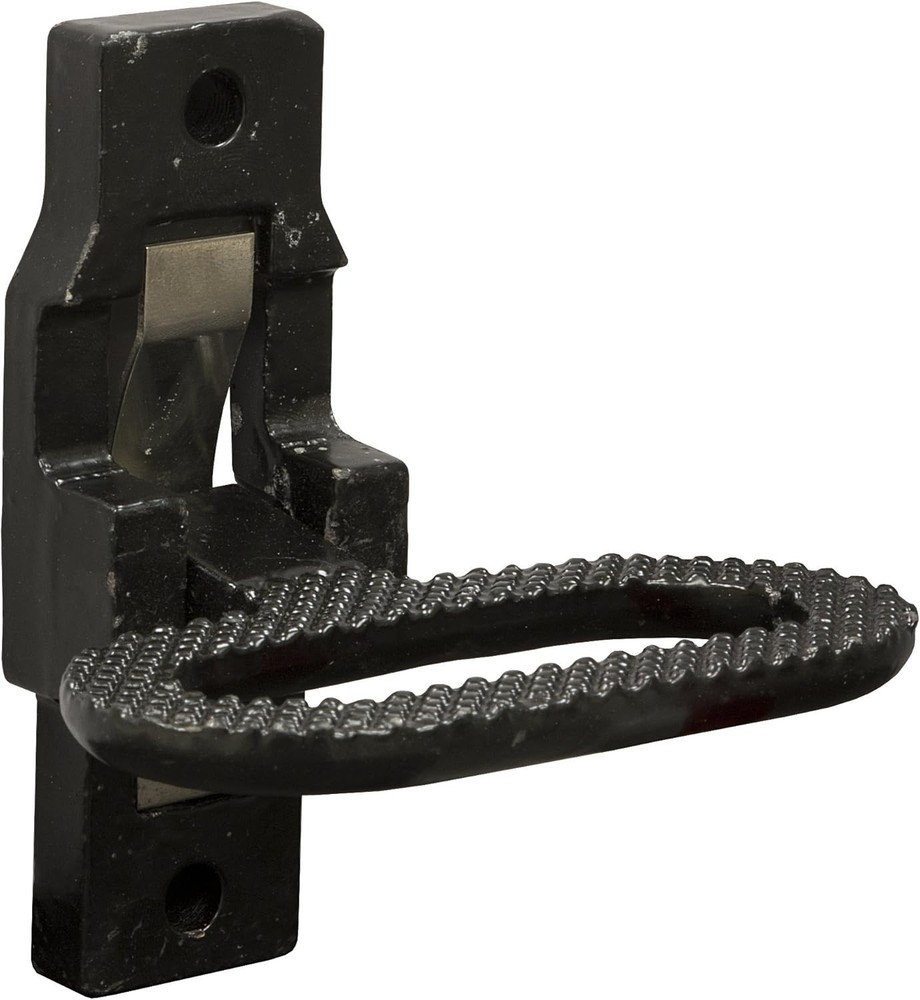 Multi-Purpose Folding Safety Step & Grab Handle for Trucks & RVs - Black E-Coat